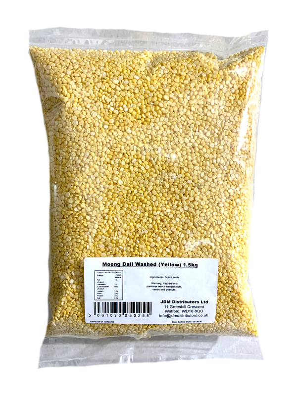 JDM Moong Daal Yellow Washed 1.5kg