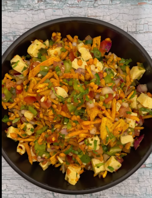 Chevro Spicy Salad Recipe from Kajal's Healthy Kitchen