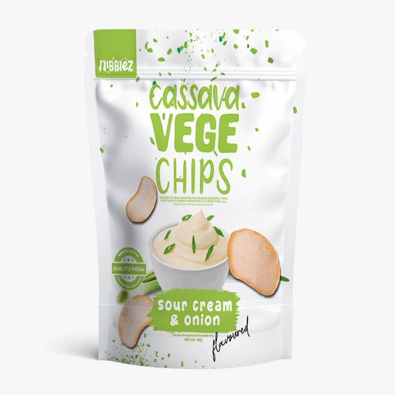Nibblez Cassava Vege Chips | 3 For £5 | Choose Your Flavours (Malaysian)
