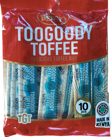 Mr. Berry's TooGoody Toffee White Chew Bar 10 Pcs