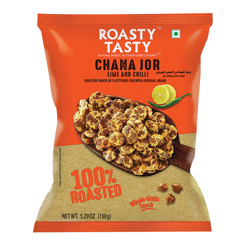 Roasty Tasty Chana Jor Lime & Chilli Snack 150g