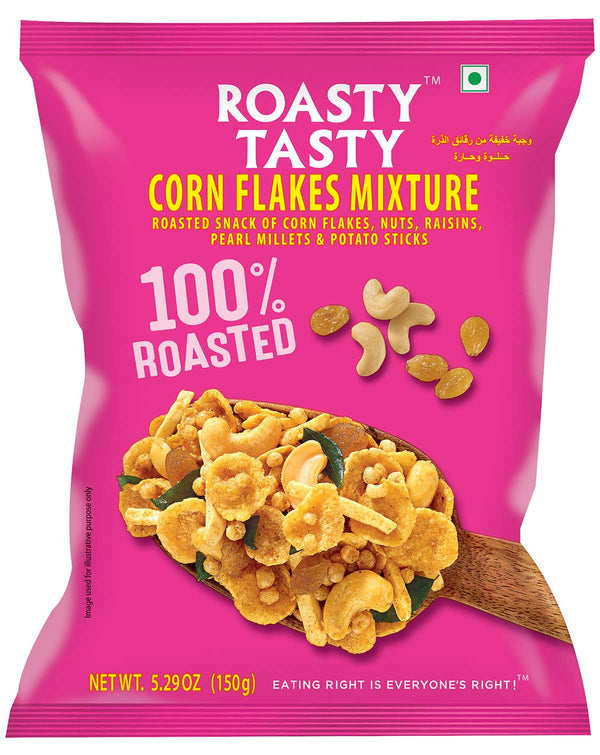 Roasty Tasty Corn Flakes Mixture Snack 150g