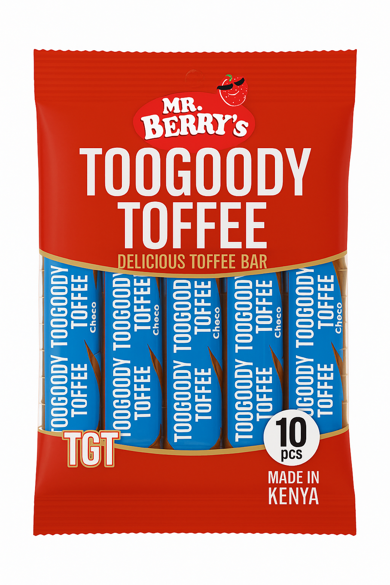 Mr. Berry's TooGoody Toffee Choco Chew Bar 10 Pcs
