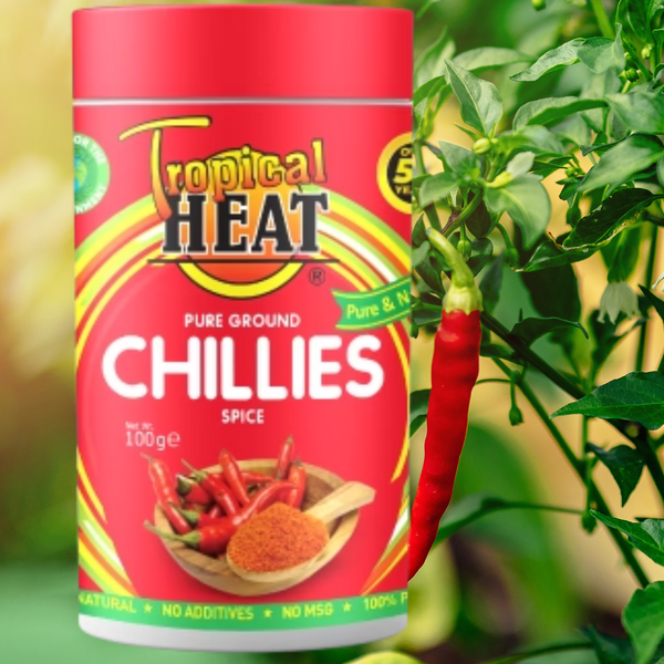 Tropical Heat  Pure Ground Spice| Chillies | Net Weight 50g