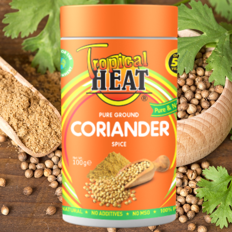 Tropical Heat | Coriander Ground  | Net Weight 50g