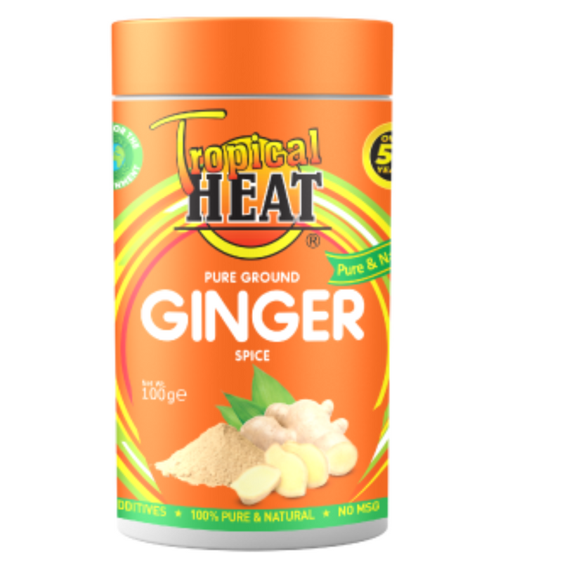 Tropical Heat | Pure Ground Ginger |Net Weight 45g