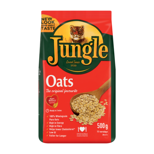 Jungle Wholegrain Pure Oats 500g