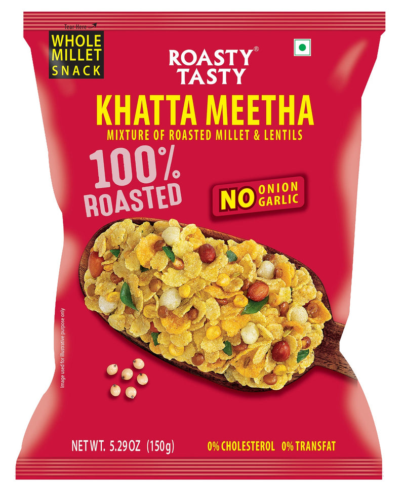 Roasty Tasty Khatta Meetha Whole Millet Snack 150g