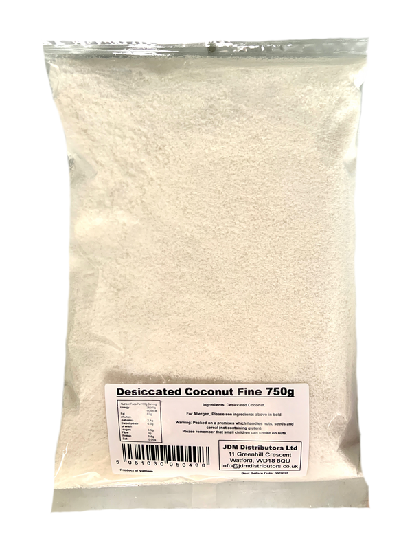 JDM Desiccated Coconut Fine 750g