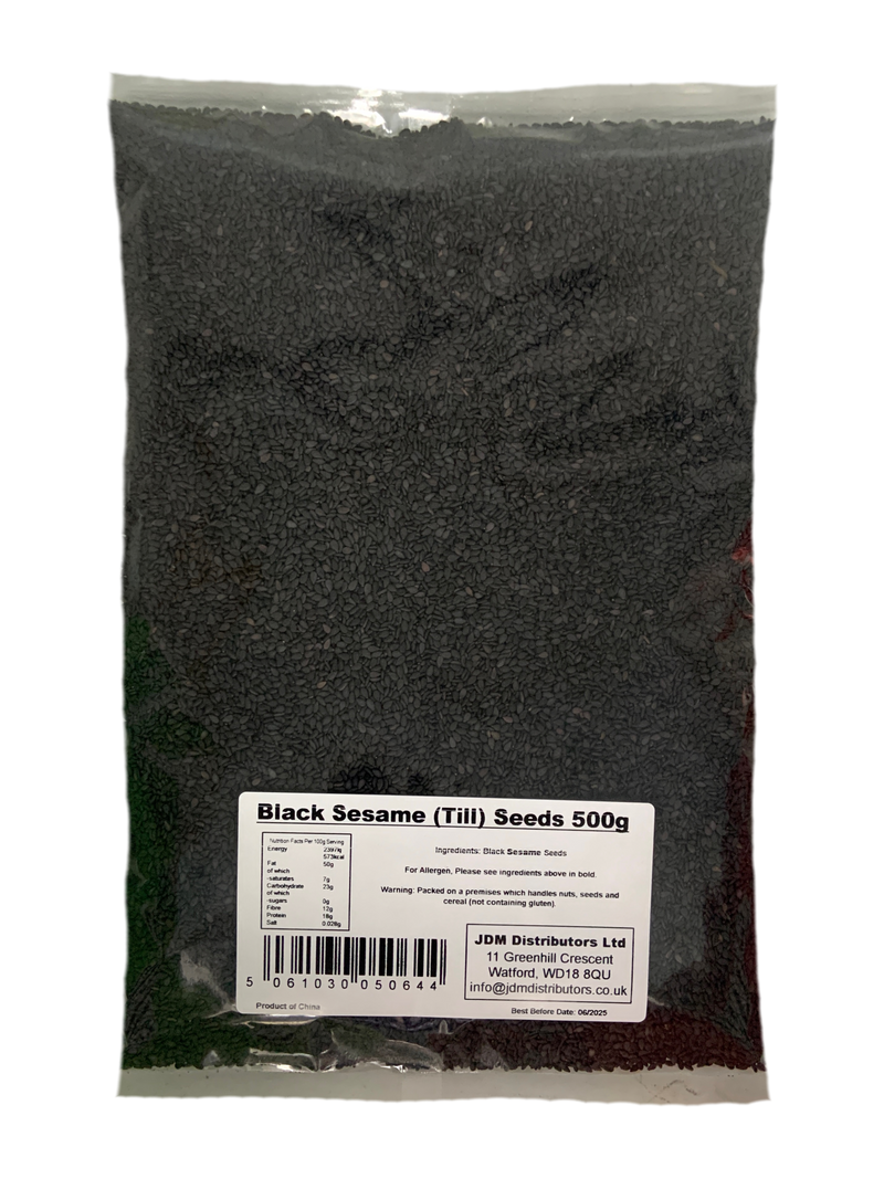 JDM Black Sesame (Till) Seeds 500g