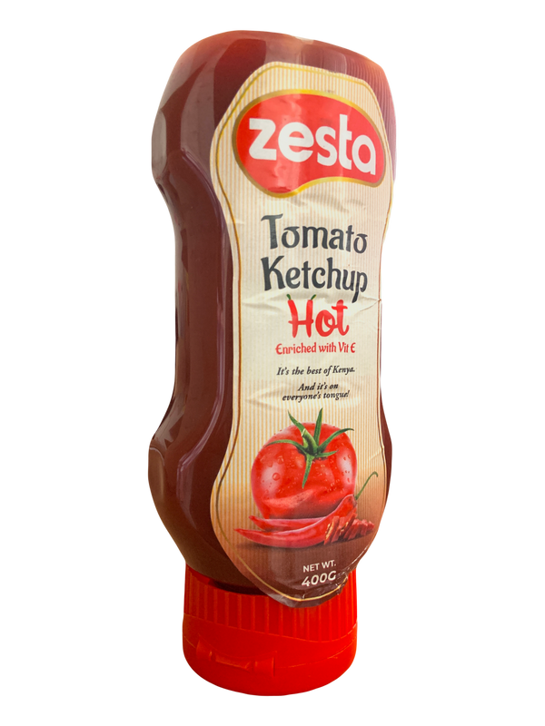 Zesta Kenyan Hot Tomato Ketchup 400g