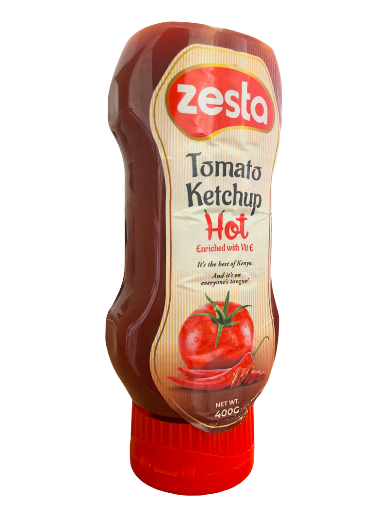 Zesta Kenyan Hot Tomato Ketchup 400g