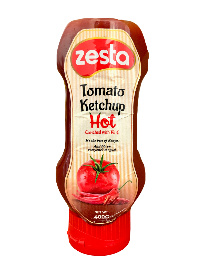 Zesta Kenyan Hot Tomato Ketchup 400g