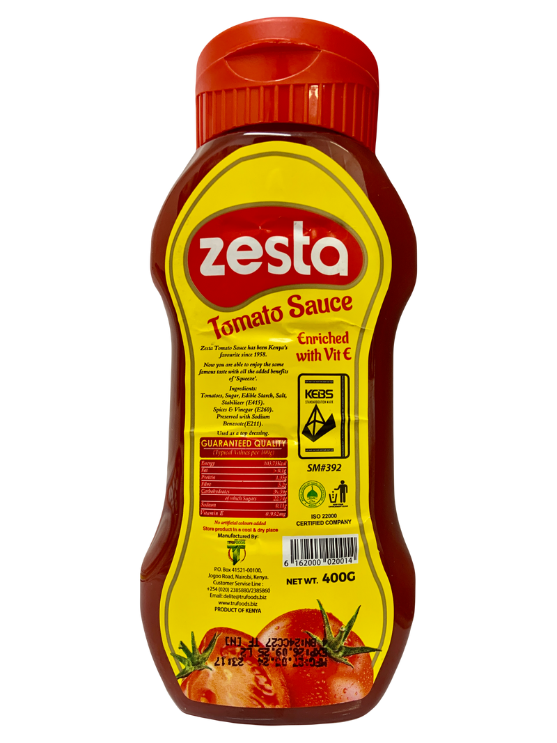 Zesta Kenyan Tomato Sauce 400g