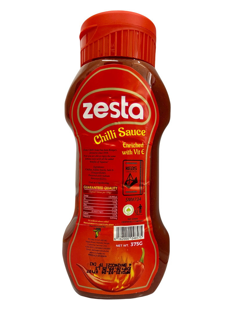 Zesta Kenyan Chilli Sauce 375g