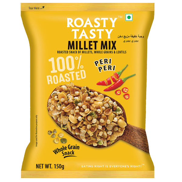 Roasty Tasty Millet Mix Peri Peri Snack 150g