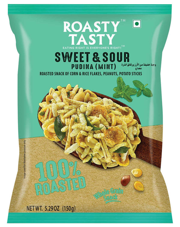 Roasty Tasty Sweet & Sour Pudina (Mint) Snack 150g