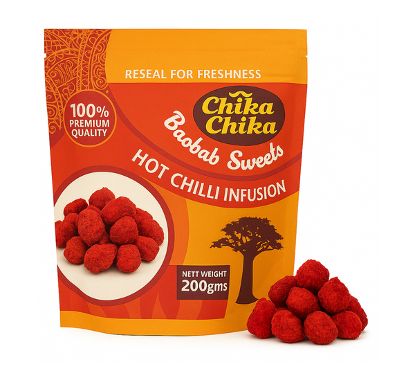 Baobab (Mbuyu) Sweets Hot Chilli Infused Flavoured 200g