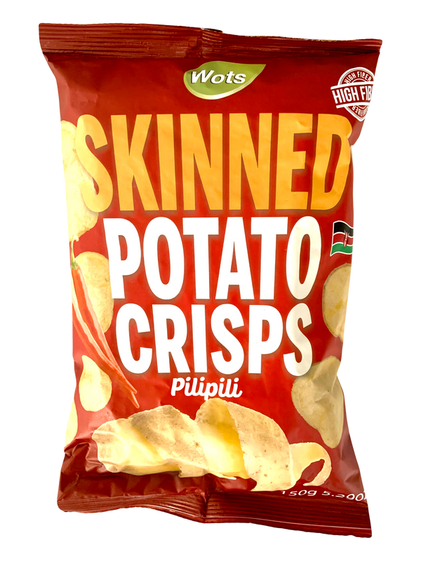 BhartiBen Skinned Potato Crisps Pilipili (Chilli) 150g