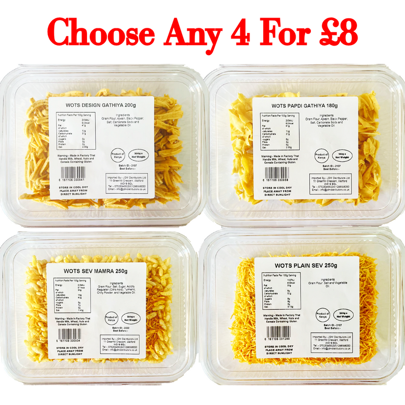BhartiBen Gathiya & Sev Bundle | Any 4 For £8 Deal