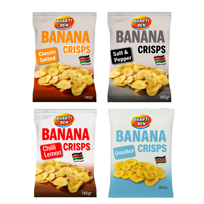 Bharti Ben Round Banana Crisps 200g | Choose Your Flavour
