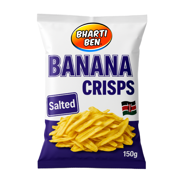 BhartiBen Long Banana Crisps Salted 150g