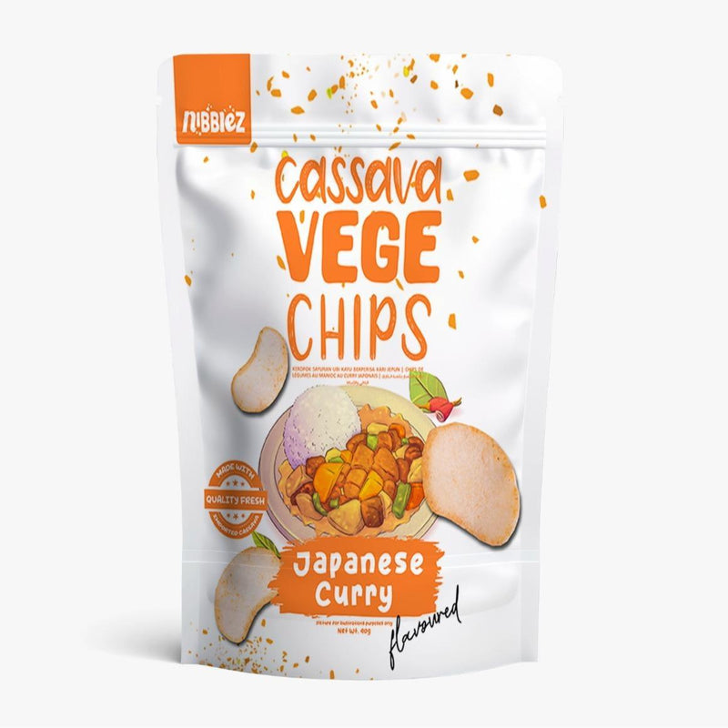 Nibblez Cassava Vege Chips | 3 For £5 | Choose Your Flavours (Malaysian)