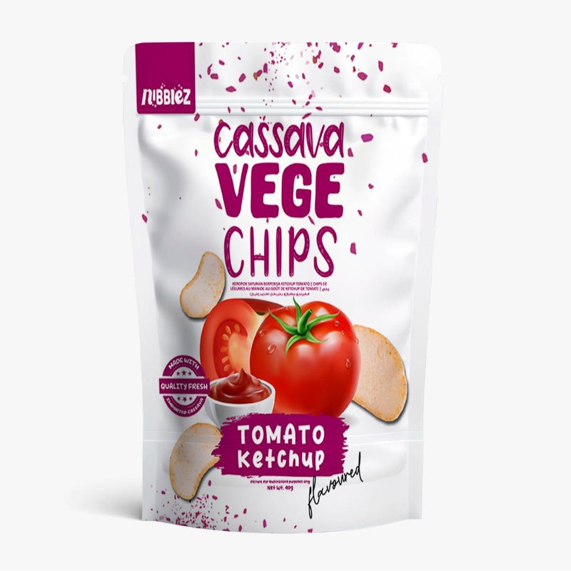 Nibblez Cassava Vege Chips | 3 For £5 | Choose Your Flavours (Malaysian)