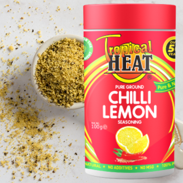 Tropical Heat Pure Ground Spice | Chilli Leamon Seasoning | Net Weight 100gm