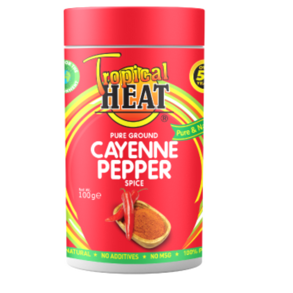 Tropical Heat Pure Ground | Cayenne Pepper| Net Weight 50g