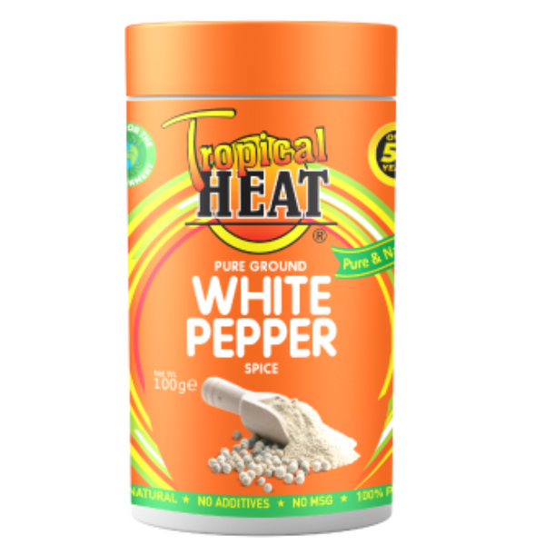 Tropical Heat | White Pepper Ground |Net Weight 50gm