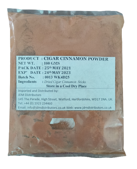 INDIAN'A Spices Cigar Cinnamon Powder 100g from Kenya