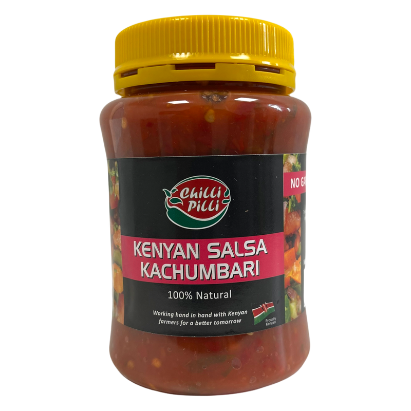 Chilli Pilli Kenyan Salsa Kachumbari No Garlic & Onions 400g